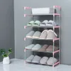 3456 Layer MetalStanding Shoe Rack Shoes Storage Shelf Organizer Removable Shoe Storage Cabinet Shelf Home Furniture 201109