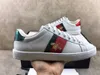 High Quality Mens Casual Shoes White Ace Green Red Stripe Italy Bee Tiger Snake Women Sneaker Trainers Chaussures Pour Hommes With Box