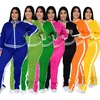 Kvinnors Tracksuits Fall Kläder för Kvinnor Tracksuit Långärmad Coat And Pants Sets Plus Size 2 Piece Set Kvinnor Outfits