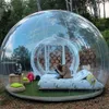 Maison à bulles gonflable, tente transparente, dôme, diamètre 3m 4m, Tube unique, entrée, utilisation en vacances, vente en gros en usine, souffleur gratuit