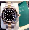 Lyxdesigner Rolx Titta på Top Quality Wristwatch Perpetu 40mm Date Black Ceramic Bezel 116610 ETA 2836 Automatisk vattentät lysande män klockor x9sb8