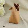 Sacchetti regalo triangolari in carta kraft da 100 pezzi Scatola per caramelle al cioccolato per feste di anniversario di matrimonio Design unico e bellissimo