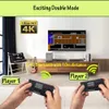 HD 4k Retro Mini-Videospielkonsole 628/821/660 Spiele mit 2 tragbaren Dual-Wireless-Controllern für HDTV