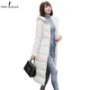 PinkyIsblack Winter Jacket Women Coat Cotton Padded Jacket Long Hooded Thicken Female Parkas Plus Size 6XL Chaqueta Mujer 201209
