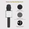 Q9 Bluetooth-microfoon Draadloze mobiele telefoon Microfoon Sing Record Draagbare Microfoon WS858 Upgrade Karaoke Microphone Home KTV
