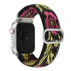 Cinturino in tessuto di nylon Cinturino intelligente per braccialetto Apple Watch iwatch 3 4 5 se 6 serie 38MM 40MM 42MM 44MM