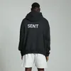 19SS 3M Reflexivo Carta de impresión Sudadera con capucha Punto de manga larga Sudaderas Sweats Street Style Hombres Mujeres Hoodie Streetwear Tamaño S-XL