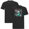 F1 Fans Summer Moto Moto Moto Motor-تجفيف القمصان السريعة تي شيرت دراجة نارية T-Shirt Jersey سريع التجفيف قصير الأكمام مروحة السيارة shir