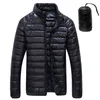 2020 Herbst Winter Weiße Ente Downs Jacke Männer Ultraleichte Tragbare Parkas Mantel Lässig Warme Wind Jacke Männliche Outwear LJ201013