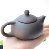 Natural Fioletowy gliniany zestaw herbaty z 1 czajnikiem 4 Teacups Handmade Purple Piasek Chiński Kong Fu Teware Autentyczne Yixing Tea Prezenty