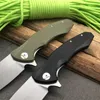 High Quality D2 Folding Blade Knife High Hardness Camping Hunting Pocket Knife G10 Handle 58-59HRC Tactical Survival Knives