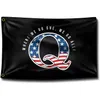 3x5 stóp Niestandardowe flagi Qanon tanie tkanina z tytulster National Advertising 100D tkanina cyfrowa 4931631