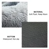 Pet Bed Warm Fleece Round Kennel House Long Plush Winter Pets Dog Beds for Dogs Cats Soft Sofa Cushion Mats