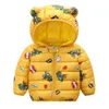 Ropa para niñas bebés Chaqueta de invierno para bebés Abrigos de dibujos animados de moda para niñas Chaquetas Primavera Otoño Ropa para niños Chaqueta con capucha 201106