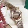 new Luxury designer Classic Fashion women Automatic Watch inlaid with colored diamond size 36mm sapphire glass a ladies' favo250z