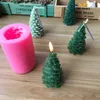 Weihnachtsbaum Kerze Silikonform Zeder Kiefer 3D Silikon Fondant Kuchen H1222