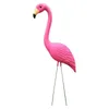 4-pacote realista grande rosa flamingo jardim decoração gramado arte ornamento home artesanato t200117