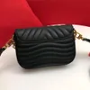 Bolso de hombro de moda New Wave Bolso cruzado de cuero genuino conjunto doble bolso de mano para hombres mini paquete para presbicia Multi Pochet300Y