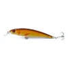 50 stks / partij laser minnow vissen lokt hard aas stick aas 11cm 13,4 g 4 # haken populaire vissen lokt 8 kleuren (MI027)