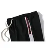 Mens Jogger Pants Drawstring Sports High Fashion black Colors Side Stripe Joggers casual sport