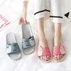 Women Slippers Summer Home Indoor Cute Cartoon Fruit Milk Bathroom Non Slip Thick Soft Sole Flat Shower Ladies Shoes Men House