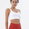 Sports Bra Cross Beauty Back Tank Camis Shockproof Gathering Yoga Running Fitness Vest Gym Clothes Women Underwears Match for Leggings