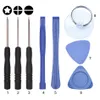 8 9 10 in 1 Hand Tool Kit Opening Pry Bar Screen Disassemble 0.6Y Mini Screwdriver Set Repair Tools For iPhone Samsung HuaWei Mobile Phone