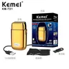 Kemei All Metal Professional Electric Hair Clipper Rechargable Hairmer Trimmer Machine Machine Kit KM 1996 5027 2024 H