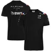 T-shirts New Official Formula One Alpine F1 Team Blue Short Sleeve Racing Race Summer T-shirt Fan Oversized Top Wusf