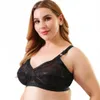 Reggiseni taglie forti per donna Prospettiva Reggiseno in pizzo Lingerie sexy Tette più grandi Reggiseno a copertura totale Intimo Bralette senza fili BH 201202