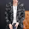 Herrenanzüge Blazer Slim Fit Kreative Kunst Männer Mode Persönlichkeit Koreanischer Stil Neueste Mantel Design Chamarras Para Hombre Herrenkleidung EC50X