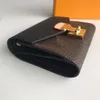 Luxurys designers plånbok handväska kvinna mode koppling plånböcker monogryn s-lås pallas kort plånbok korthållare handväska med låda dammväska m67478