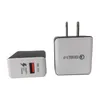 Snabbladdning EU US Plug QC 3.0 Väggladdare 5V / 9V / 12V 18W 1 port för smartphone QC3.0 snabb snabb adapter