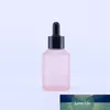 10PCS 60ml Luxury Empty Matte Frosted Cosmetic Packing Glass Dropper Bottle with Black Pipette for Oil
