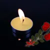 10 pcs pack tealight velas com cera sem fumaça kraft para dia dos namorados casamento casamento casamento religião predisando decoração festa