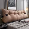 Triangular bedside cushion double backrest bedroom tatami soft bag Korean bed pillow sofa long cushion pillow 201226