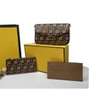 Trudna trzyczęściowa moda mody torebka na pojedyncze torba torebka Dwie zdejmowane torby wewnętrzne 8 gniazda karty 3 kolory ręcznie pomalowane wypukły 3 style