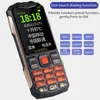 Unlocked GSM Double Flashlight shockproof old man mobile phones Dual sim 4800mAh Big Button Torch Long Standby Quad Band outdoor cell Phone