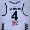 安いAllen Iverson＃4 Besiktas Cola Turkaバスケットボールステッチジャージー男性女性ユースXS-5XL