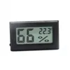 Neues schwarz/weißes FY-11 Mini-Digital-LCD-Umgebungsthermometer, Hygrometer, Luftfeuchtigkeits- und Temperaturmesser im Zimmerkühlschrank und Kühlfach ZZC3762