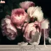 Природа Роза 3D фото Обои Росписи Обои для гостиной Обои Бумажные бумаги Домашнее декор Пель и Палочка Фоновая Фреска 201009