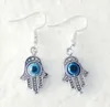 NEW Fashion Jewelry Earrings Hamsa Hand Of Fatima Evil Eye Charm Drop Earrings Pendant Vintage for woman gift 282