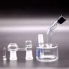 넥서스 두꺼운 유리 봉 물 담뱃대 Heady Oil rig 미니 증기 Dab 물 파이프베이스 5 인치 14mm 조인트