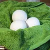 Secador de Lã Bolas Amaciante de Tecido Natural Reutilizável Premium Estático Reduz Ajuda a Secar Roupas na Lavanderia Mais Rápido