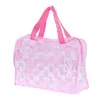 New transparent PVC waterproof wash bag dot Makeup Bag Travel dustproof clothes storage bag dirty clothes T3I51531