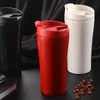 Tasse à café de 17oz 500ml aspirateur bière de bière tape Tumbler en acier inoxydable d'eau portable Tumbler Marin