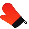 Home Long Professional Silicone Oven Mitt Kitchen Waterproof Non-Slip Potholder Gloves Cooking Baking glove home tools