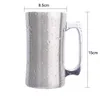 Insulated Cup Stainless Steel Mugs With lid, 20oz Large Mug, Double Wall Beer Stein, Tumbler with Handle, Insulated Beer Mug T200525