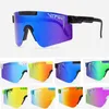 2021 Pit Viper Original Sport Google TR90 남성용 편광 선글라스/여성 야외 바람 방전 안경 100% UV 미러 렌즈 선물