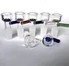 Schieben Sie Glasschüsseln, bunte Schneeflocken-Filterschüssel mit Wabensieb, 10 mm, 14 mm, 18 mm, männlich, berauschende Glasschüssel, Bong-Schüssel für Glasbongs, Bohrinseln